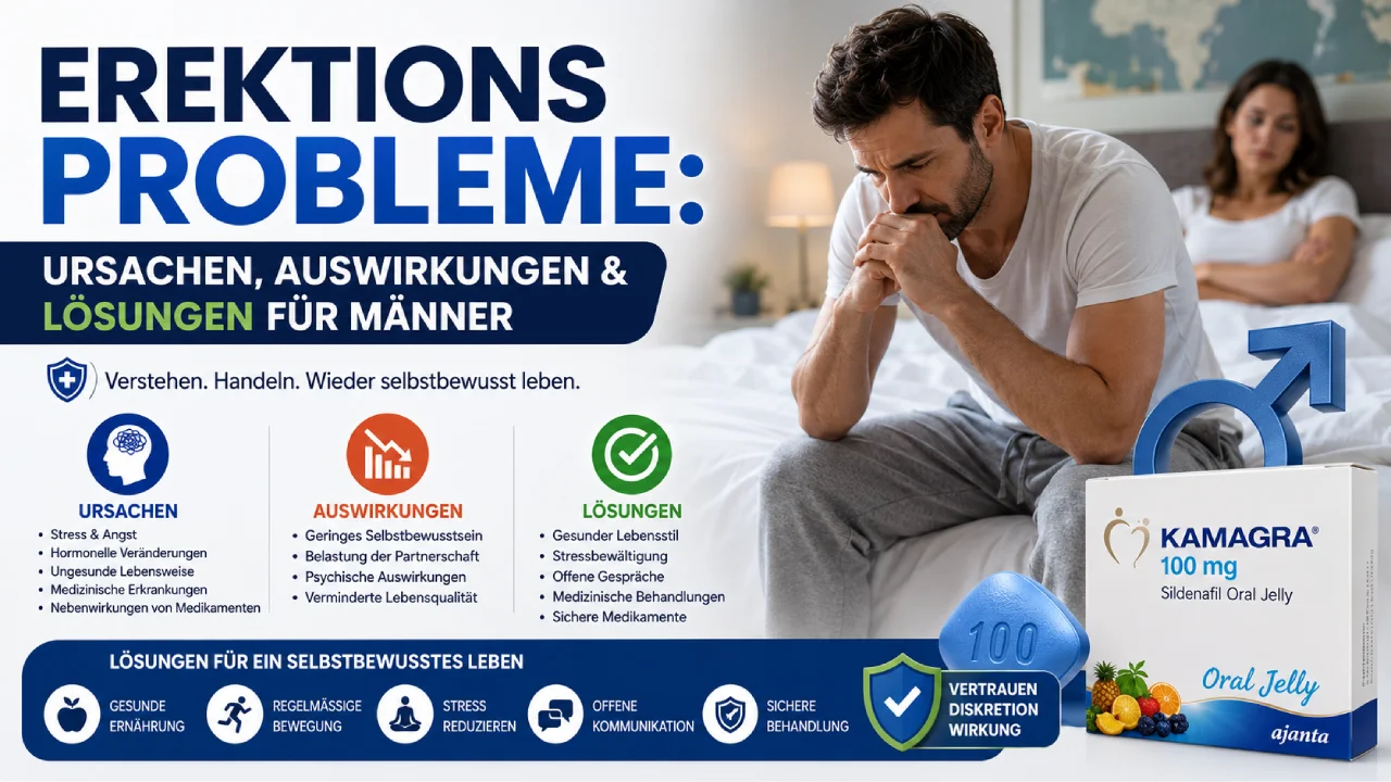 Erektionsprobleme Ursachen, Auswirkungen & Lösungen für Männer